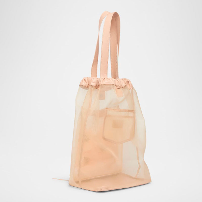 Bolsa Shopper Sheer Stuffed Carnation Pocket - Mercado de Luxo - O Maior E-Commerce de Bens, Produtos e Serviços de Luxo do Brasil.