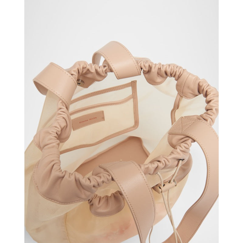 Bolsa Shopper Sheer Stuffed Carnation Pocket