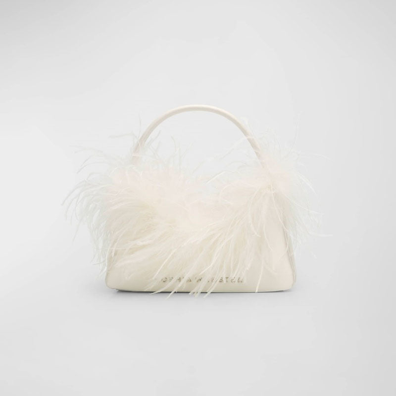 Bolsa Shoulder Dusty Mini Feather - Mercado de Luxo - O Maior E-Commerce de Bens, Produtos e Serviços de Luxo do Brasil.