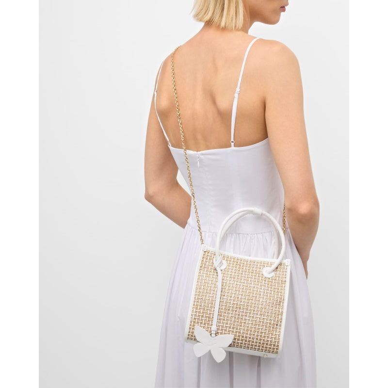 Bolsa Shopper Mini North-South Raffia