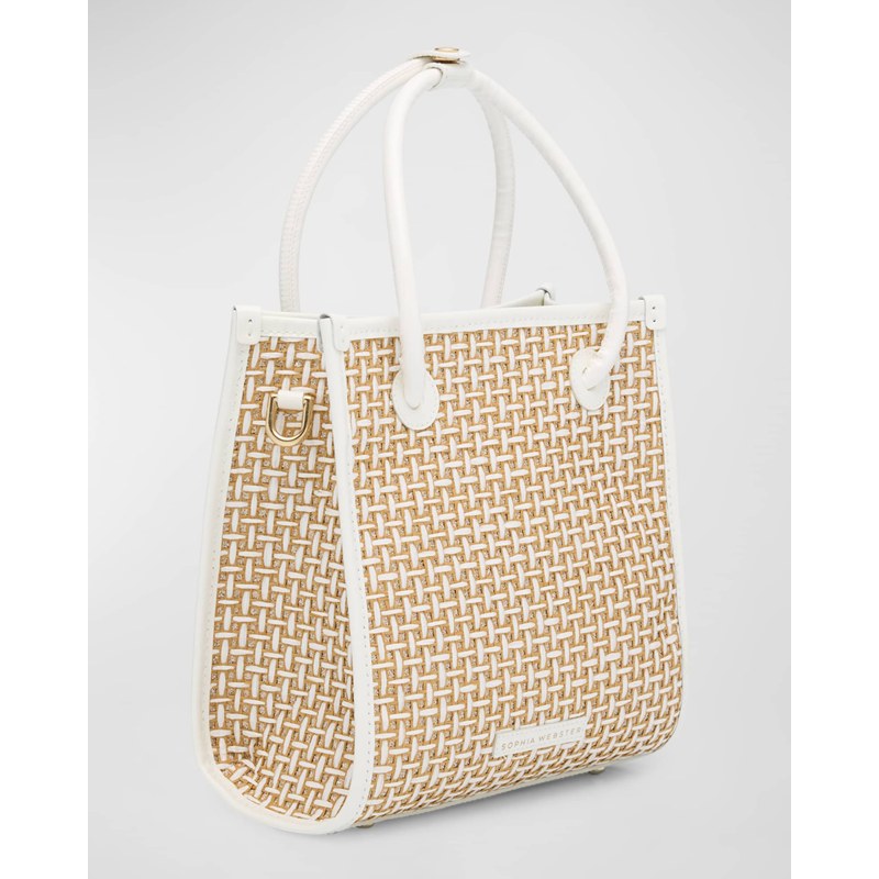 Bolsa Shopper Mini North-South Raffia