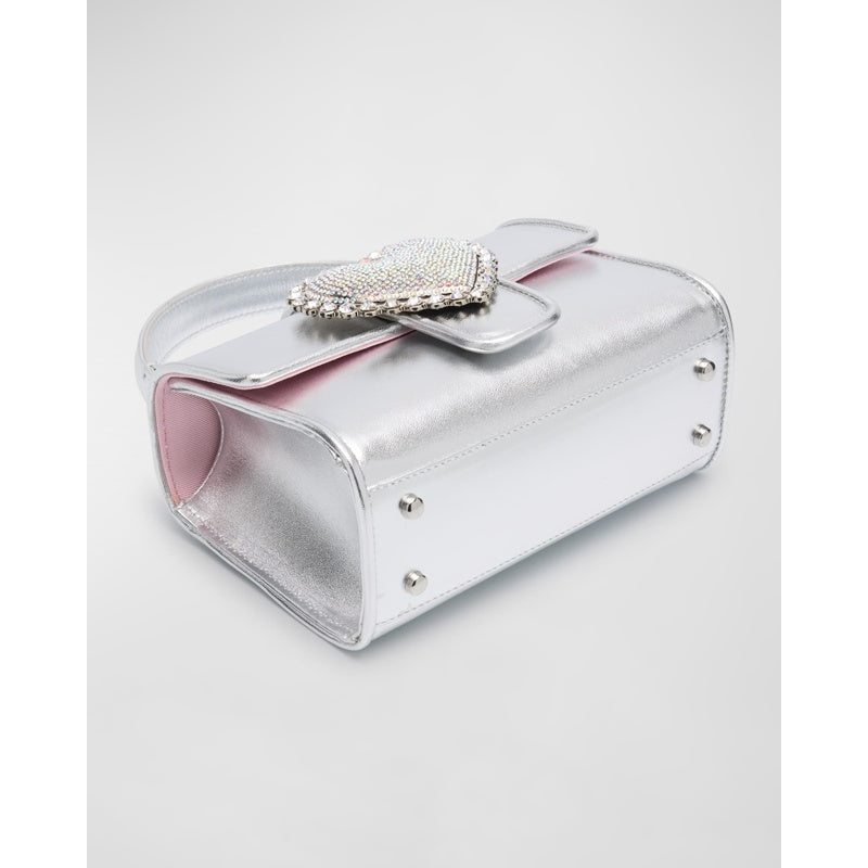 Bolsa Handle Amora Heart Metallic