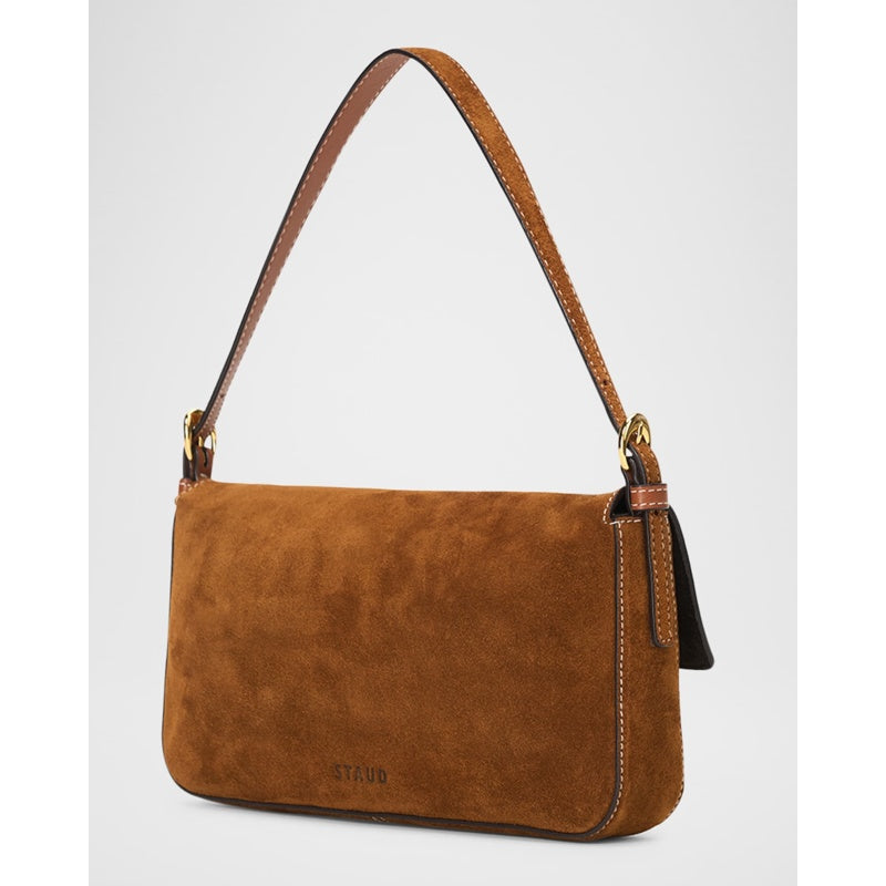 Bolsa Shoulder Harlow Buckle Suede