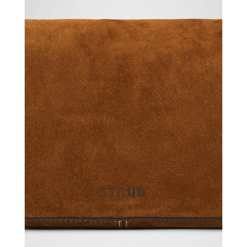Bolsa Shoulder Harlow Buckle Suede