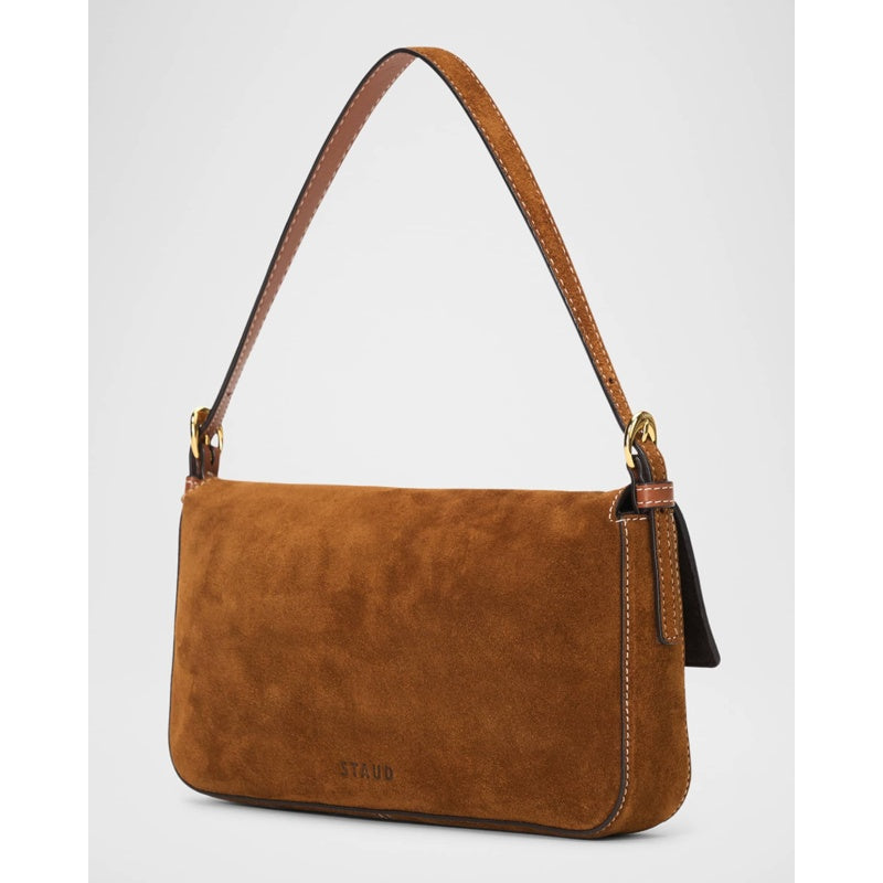 Bolsa Shoulder Harlow Buckle Suede