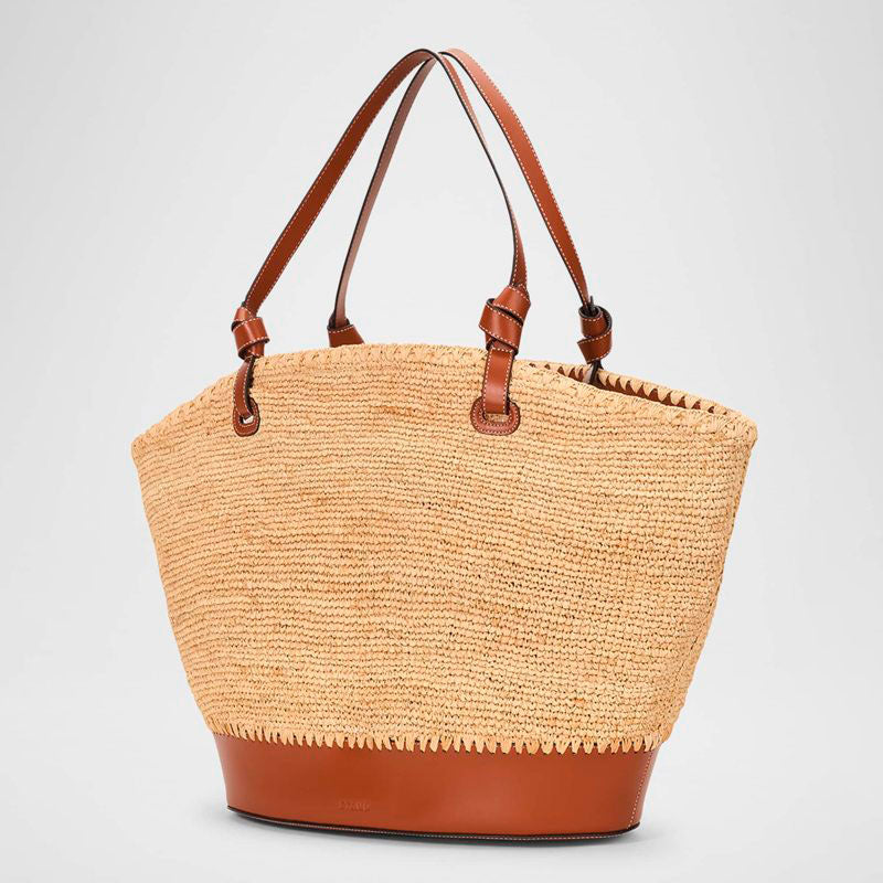 Bolsa Shopper Squillo Raffia - Mercado de Luxo - O Maior E-Commerce de Bens, Produtos e Serviços de Luxo do Brasil.