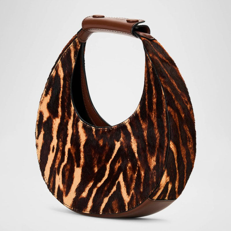 Bolsa Handle Goodnight Moon Leopard Faux Hair  - Mercado de Luxo - O Maior E-Commerce de Bens, Produtos e Serviços de Luxo do Brasil.