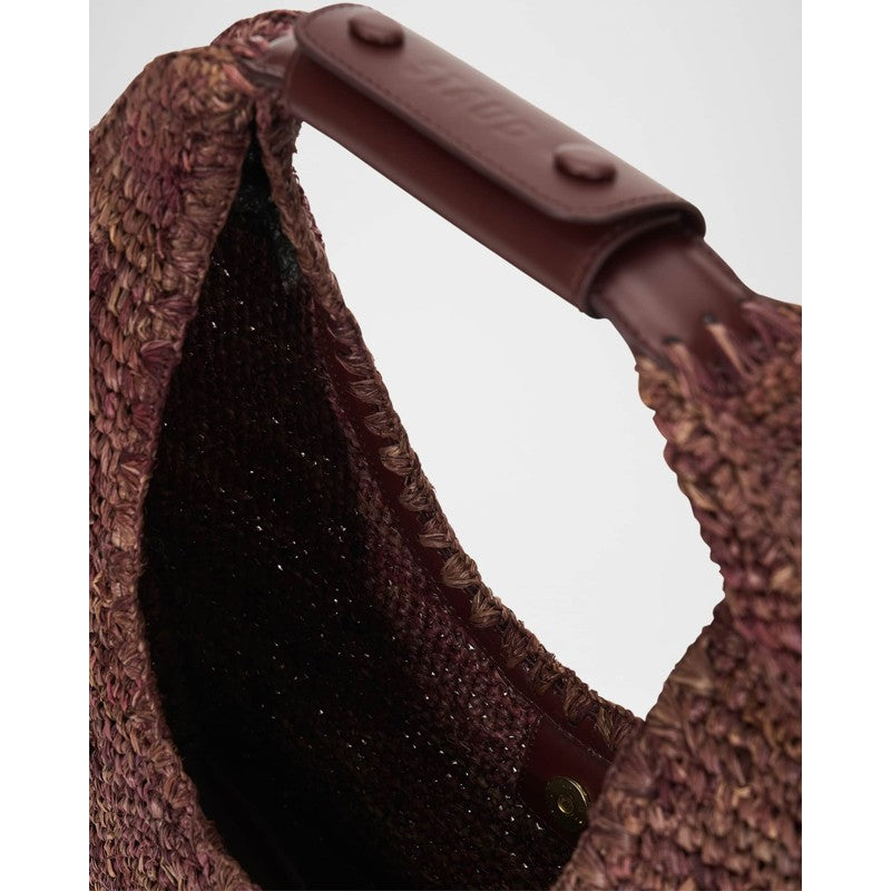 Bolsa Shoulder Moon Large Raffia