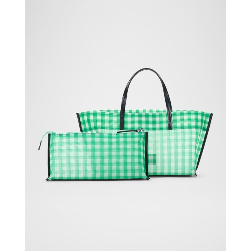 Bolsa Shopper Christos Mini Plaid Mesh