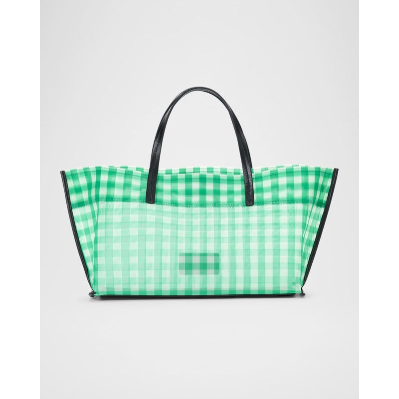 Bolsa Shopper Christos Mini Plaid Mesh