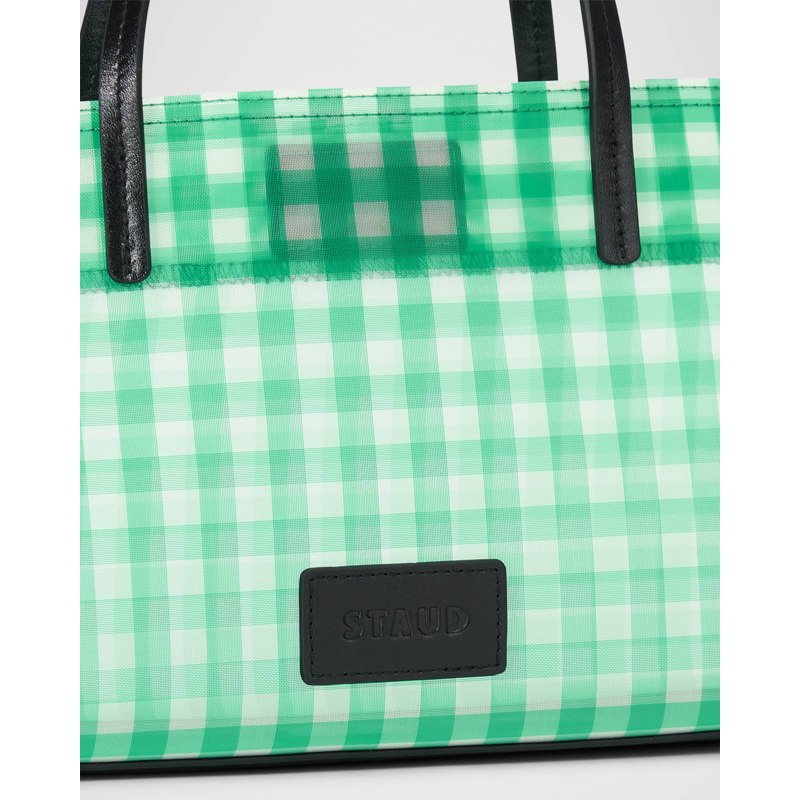 Bolsa Shopper Christos Mini Plaid Mesh
