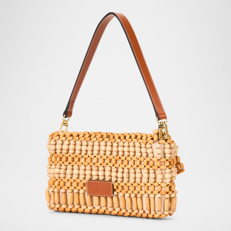 Bolsa Beach Timmy Convertible Beaded Wood - Mercado de Luxo - O Maior E-Commerce de Bens, Produtos e Serviços de Luxo do Brasil.