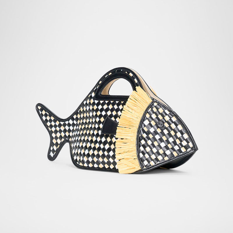Bolsa Beach Cleo Fish Basket - Mercado de Luxo - O Maior E-Commerce de Bens, Produtos e Serviços de Luxo do Brasil.