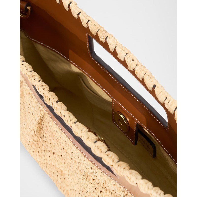 Bolsa Clutch Lena Raffia and
