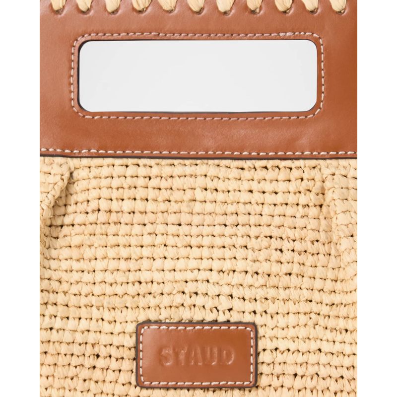 Bolsa Clutch Lena Raffia and