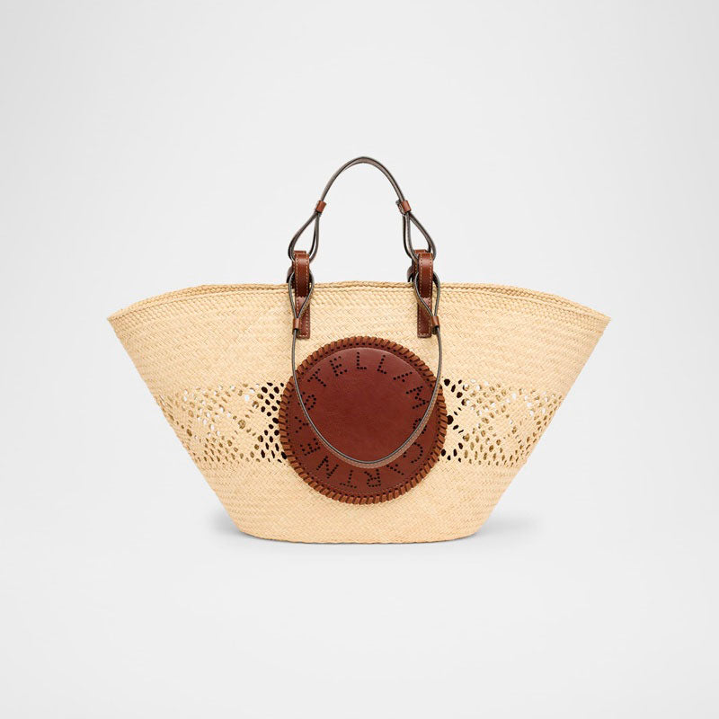 Bolsa Shopper Small Logo Raffia Basket - Mercado de Luxo - O Maior E-Commerce de Bens, Produtos e Serviços de Luxo do Brasil.