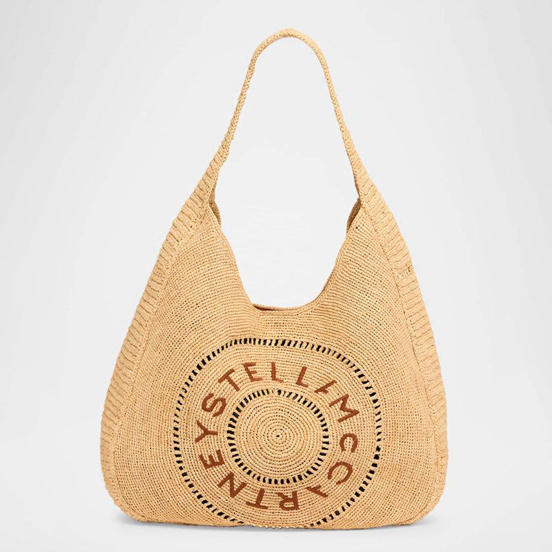 Bolsa Beach Small Logo Crochet Raffia - Mercado de Luxo - O Maior E-Commerce de Bens, Produtos e Serviços de Luxo do Brasil.