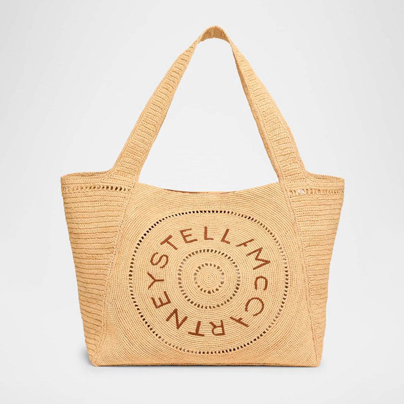 Bolsa Shopper Logo Crochet Raffia - Mercado de Luxo - O Maior E-Commerce de Bens, Produtos e Serviços de Luxo do Brasil.