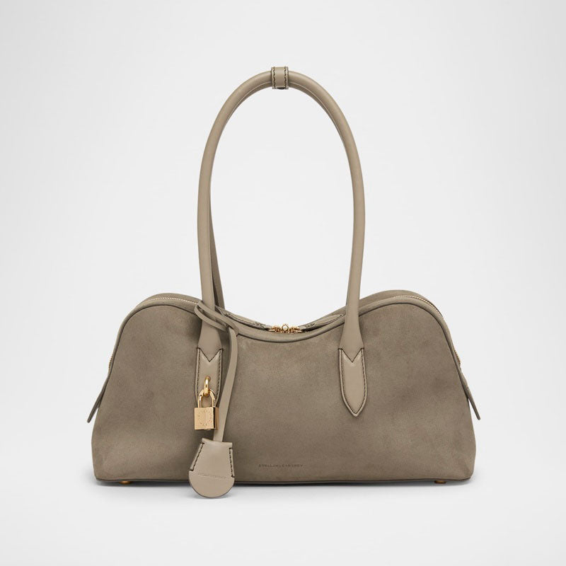 Bolsa Shoulder Zip Vegan Suede - Mercado de Luxo - O Maior E-Commerce de Bens, Produtos e Serviços de Luxo do Brasil.