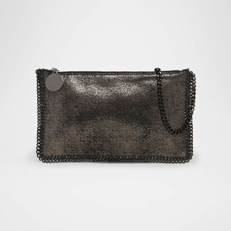 Bolsa Clutch Falabella Shiny Vegan Pochette - Mercado de Luxo - O Maior E-Commerce de Bens, Produtos e Serviços de Luxo do Brasil.