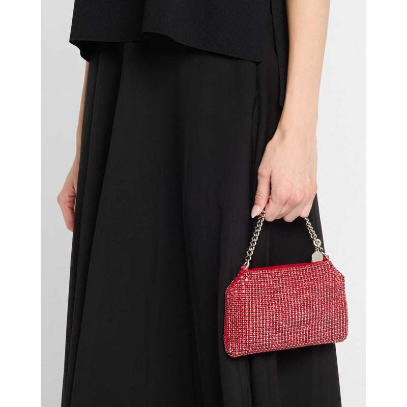 Bolsa Crossbody Falabella Crystal Mesh