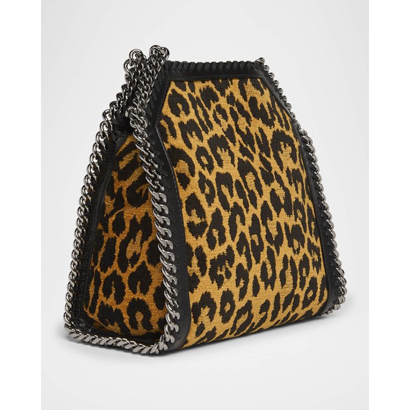 Bolsa Shopper Falabella Mini Leopard Jacquard