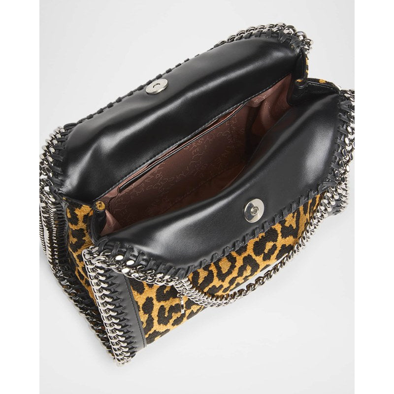 Bolsa Shopper Falabella Mini Leopard Jacquard