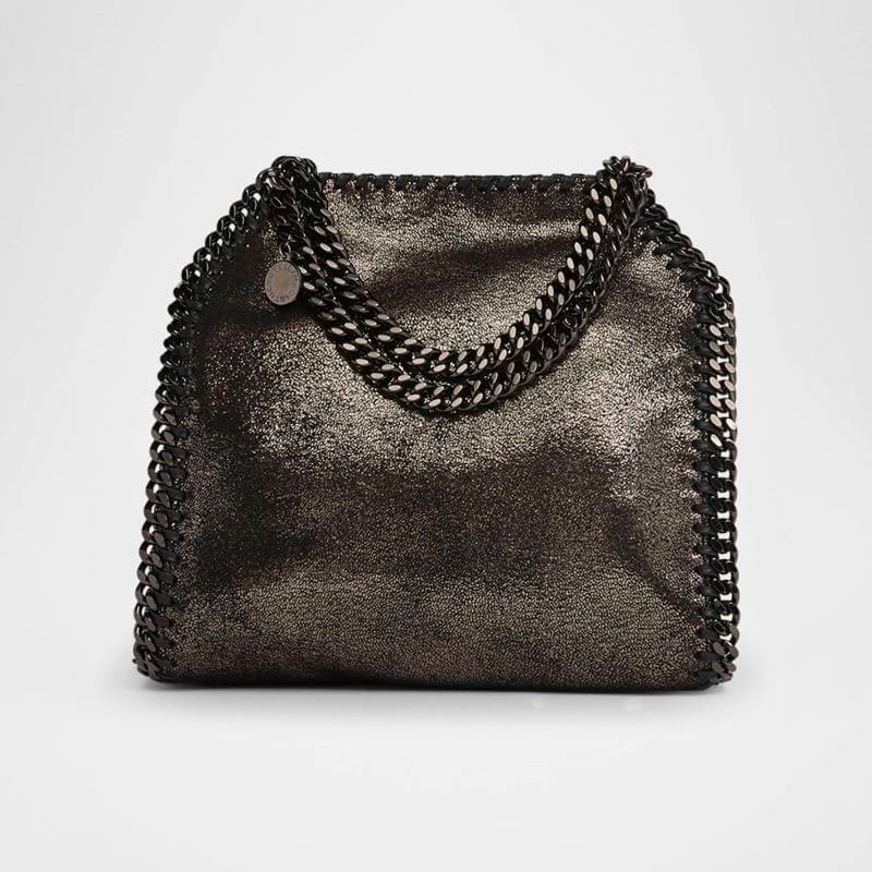 Bolsa Shopper Falabella Mini Metallic Vegan - Mercado de Luxo - O Maior E-Commerce de Bens, Produtos e Serviços de Luxo do Brasil.