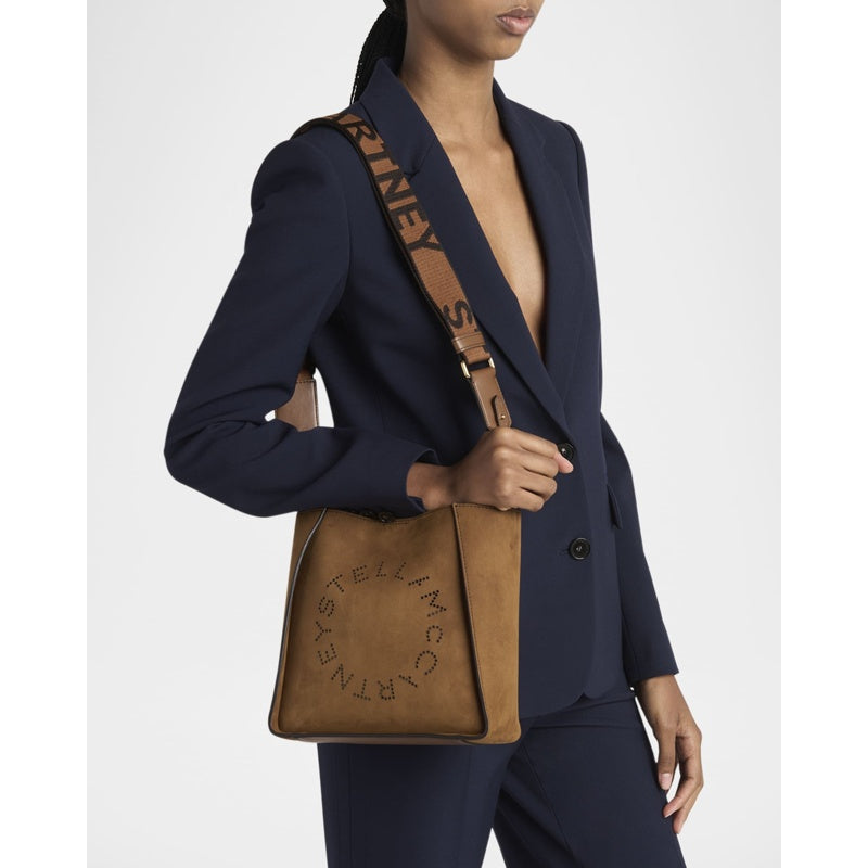 Bolsa Crossbody Logo Mini Vegan Suede