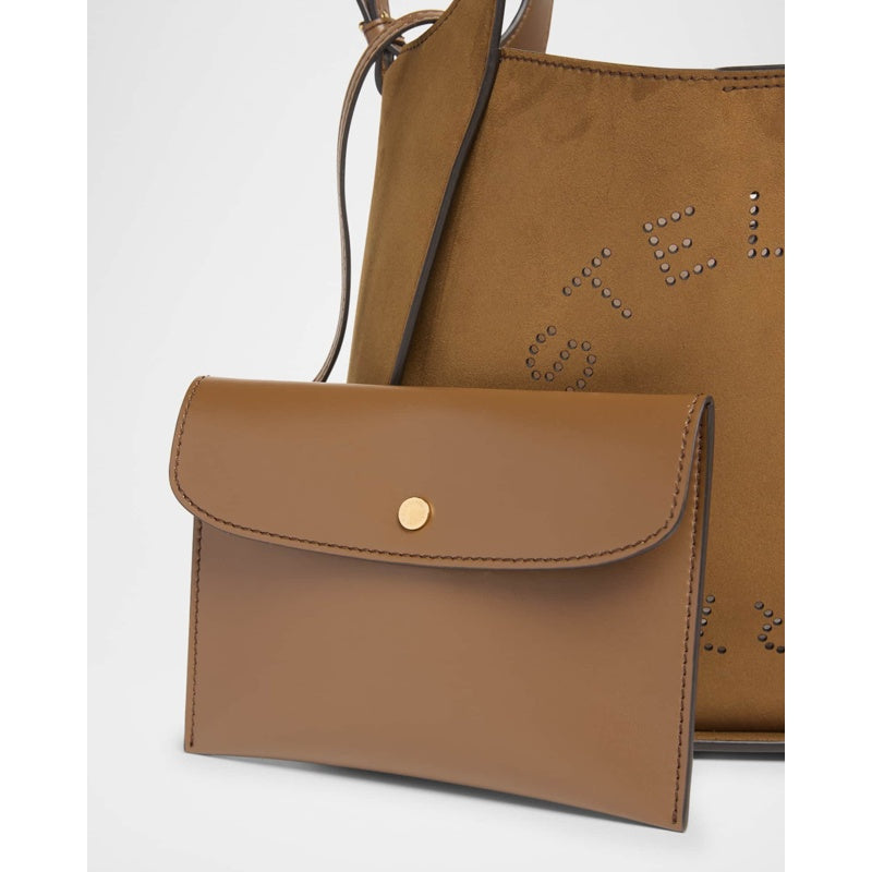 Bolsa Crossbody Logo Vegan Suede