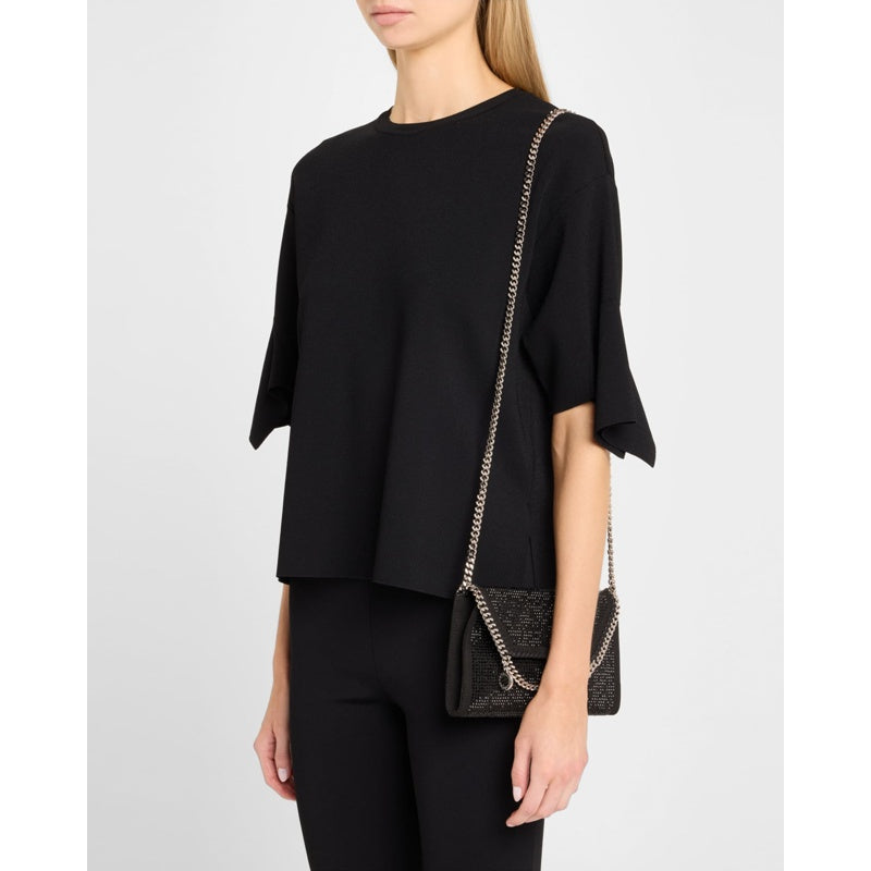 Bolsa Crossbody Falabella Mini Hotfix Crystal