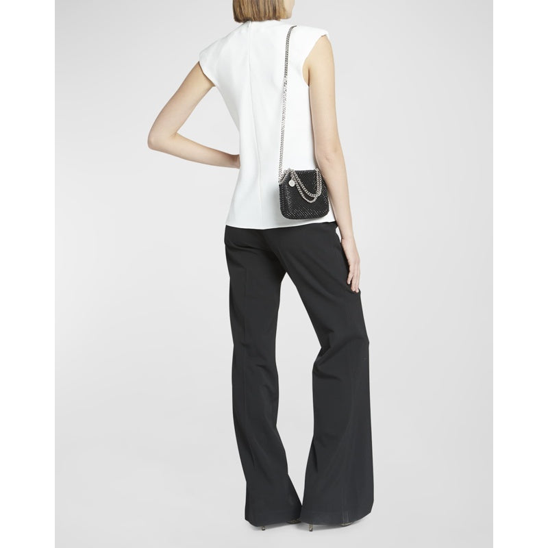 Bolsa Shoulder Falabella Mini Crystal Mesh