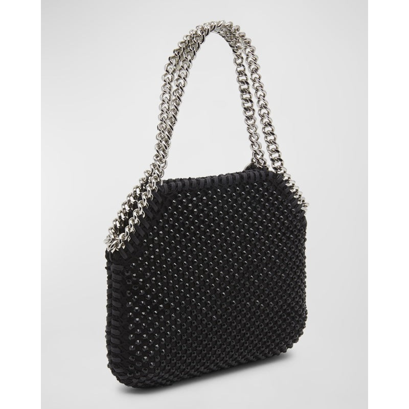 Bolsa Shoulder Falabella Mini Crystal Mesh