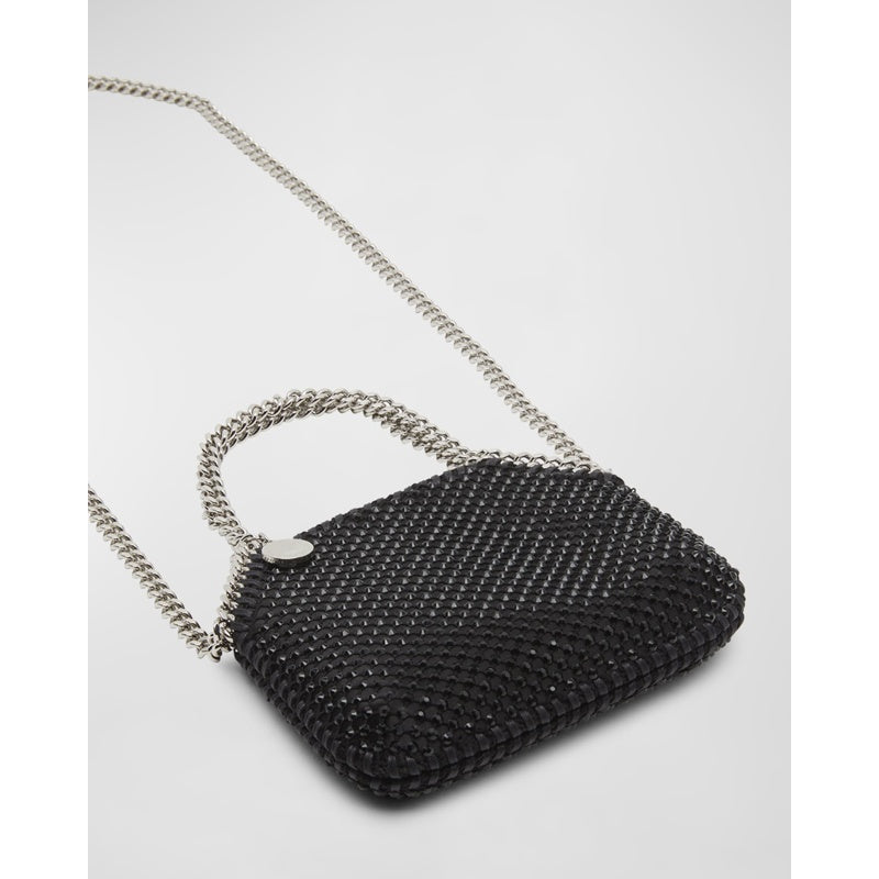 Bolsa Shoulder Falabella Mini Crystal Mesh