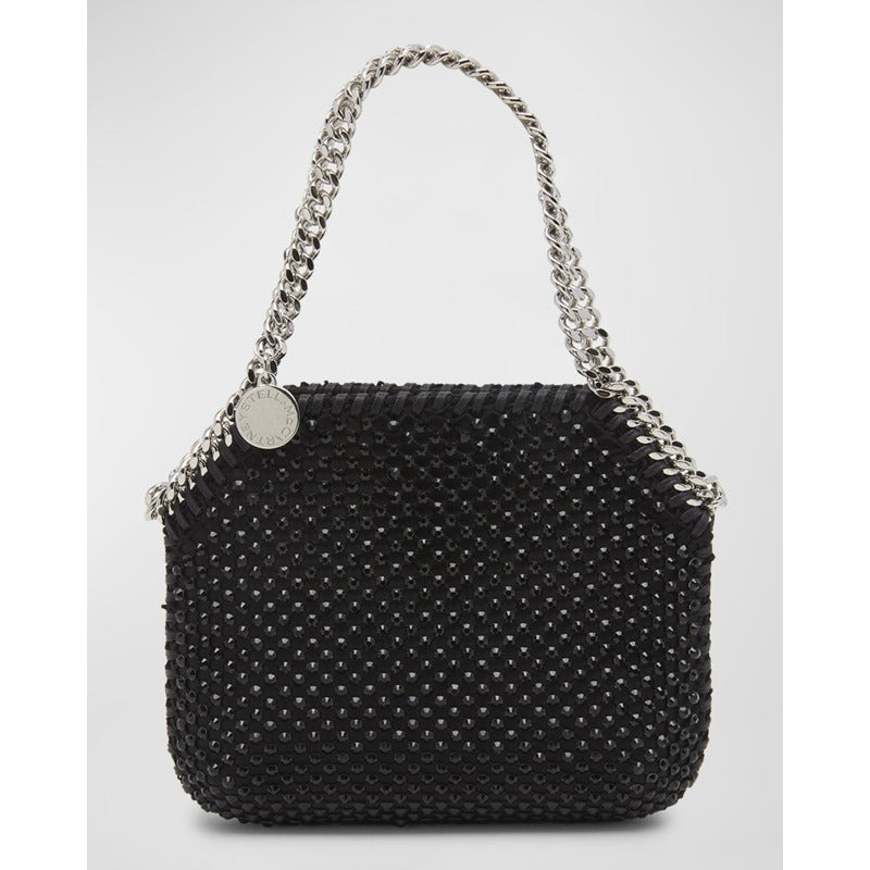 Bolsa Handle Falabella Mini Crystal Mesh