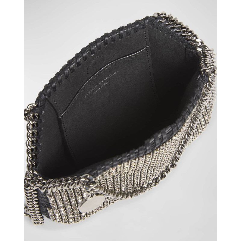 Bolsa Crossbody Falabella Crystal Mesh Mini