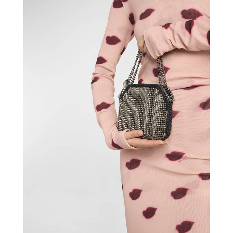 Bolsa Crossbody Falabella Crystal Mesh Mini