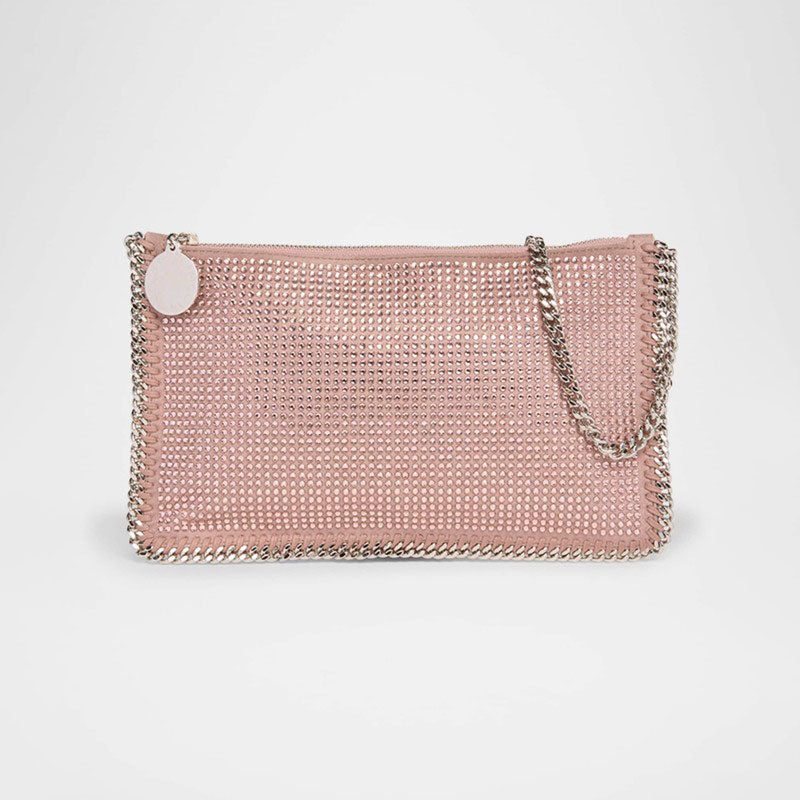 Bolsa Clutch Falabella Allover Crystal - Mercado de Luxo - O Maior E-Commerce de Bens, Produtos e Serviços de Luxo do Brasil.