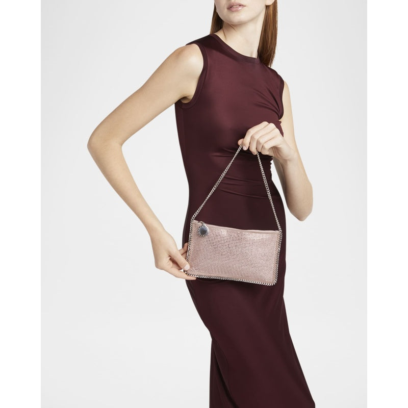 Bolsa Clutch Falabella Allover Crystal