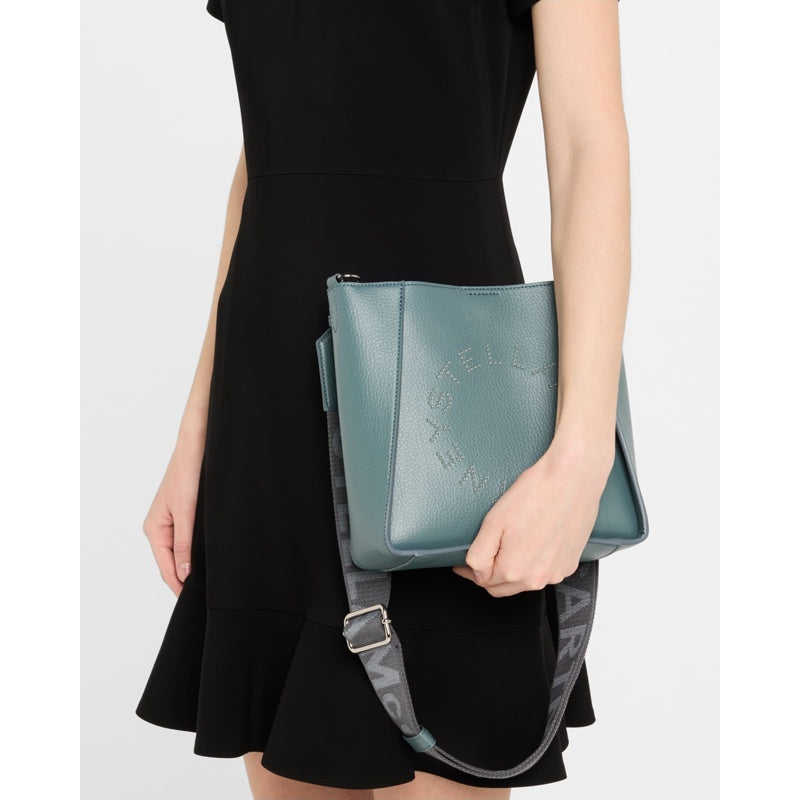Bolsa Crossbody Mini Studded Logo Vegan