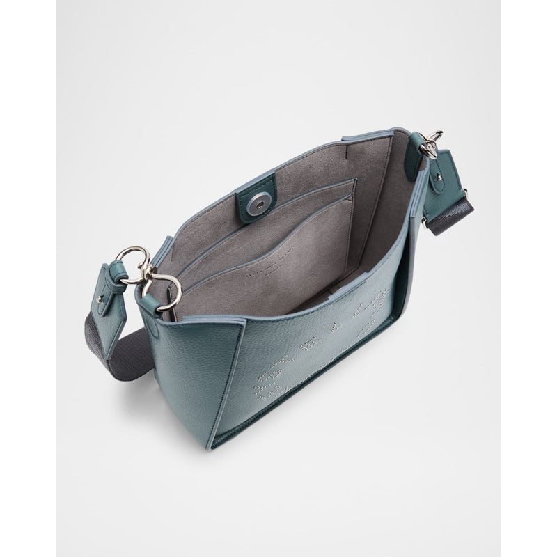 Bolsa Crossbody Mini Studded Logo Vegan