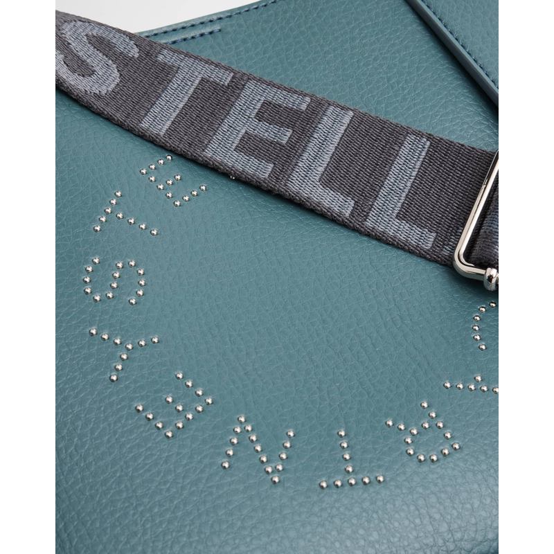 Bolsa Crossbody Mini Studded Logo Vegan