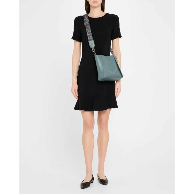 Bolsa Crossbody Mini Studded Logo Vegan