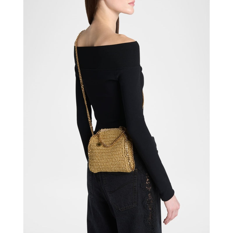 Bolsa Crossbody Falabella Tiny Crochet Chain