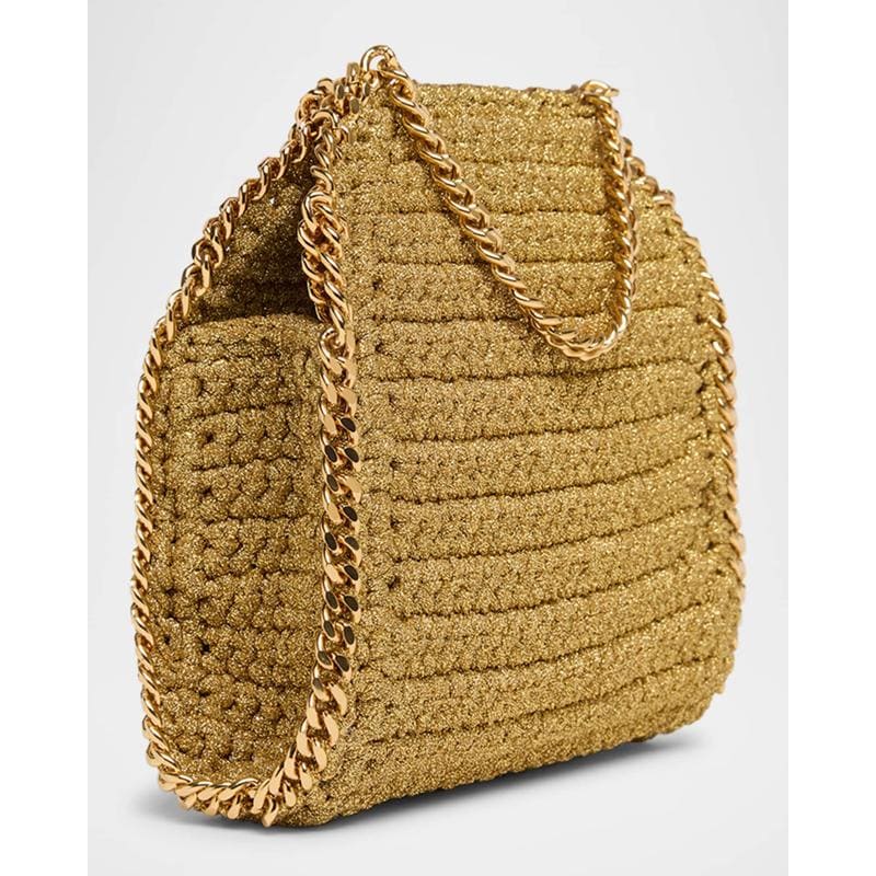 Bolsa Crossbody Falabella Tiny Crochet Chain