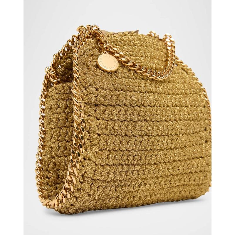 Bolsa Crossbody Falabella Tiny Crochet Chain