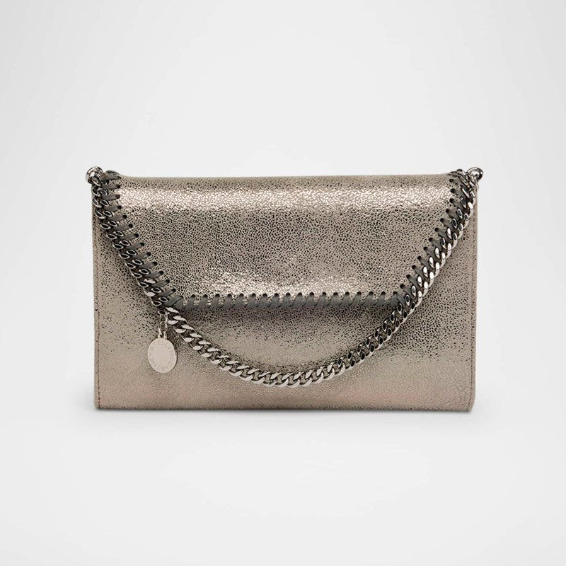 Bolsa Crossbody Falabella Mini Metallic - Mercado de Luxo - O Maior E-Commerce de Bens, Produtos e Serviços de Luxo do Brasil.