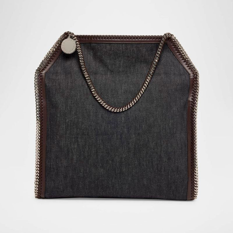 Bolsa Handle Falabella Babybella Denim Wash and Alter Mat - Mercado de Luxo - O Maior E-Commerce de Bens, Produtos e Serviços de Luxo do Brasil.