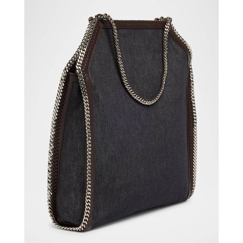 Bolsa Handle Falabella Babybella Denim Wash and Alter Mat
