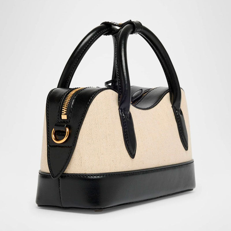 Bolsa Handle Stella Ryder Small Cotton Canvas & Eco Alter Mat - Mercado de Luxo - O Maior E-Commerce de Bens, Produtos e Serviços de Luxo do Brasil.